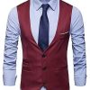 Men * | Coupon Lars Amadeus Men'S Slim Fit Suit Vest Business Formal Dress Waistcoat Vests