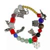 Jewelry * | Outlet Roman 7.5 The Night Before Christmas Adjustable Beaded Bracelet Red