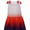 Kids * | Best Deal Bonnie Jean Girls 4-6X Dip Dye Americana Dress Red