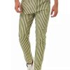 Men * | New Lars Amadeus Men'S Business Striped Pants Drawstring Slim Fit Dress Trousers