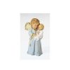 Ornaments * | Budget Roman 3 And Blue "Bless This Child" Angel Boy'S Christmas Figurine Brown