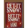 Home * | Buy Roman 34 And White Lighted "Let It Snow" Christmas Sign Outdoor Decor Red