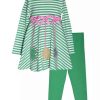 Kids * | Hot Sale Bonnie Jean Girls 4-6X 3/4 Sleeve St. Patty'S Day Set Green