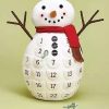 Home * | Top 10 Roman 18 And Red Plush Christmas Snowman Countdown Calendar Tabletop White