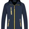 Men * | Deals Lars Amadeus Men'S Windbreaker Fleece Lined Drawstring Hoodie Zipper Hiking Outdoor Jackets