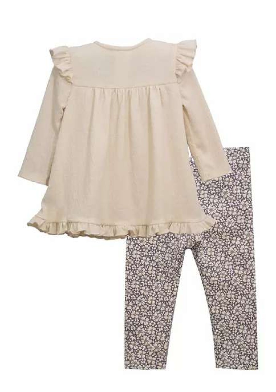 Kids * | Cheapest Bonnie Jean Toddler Girls Floral Set Grey