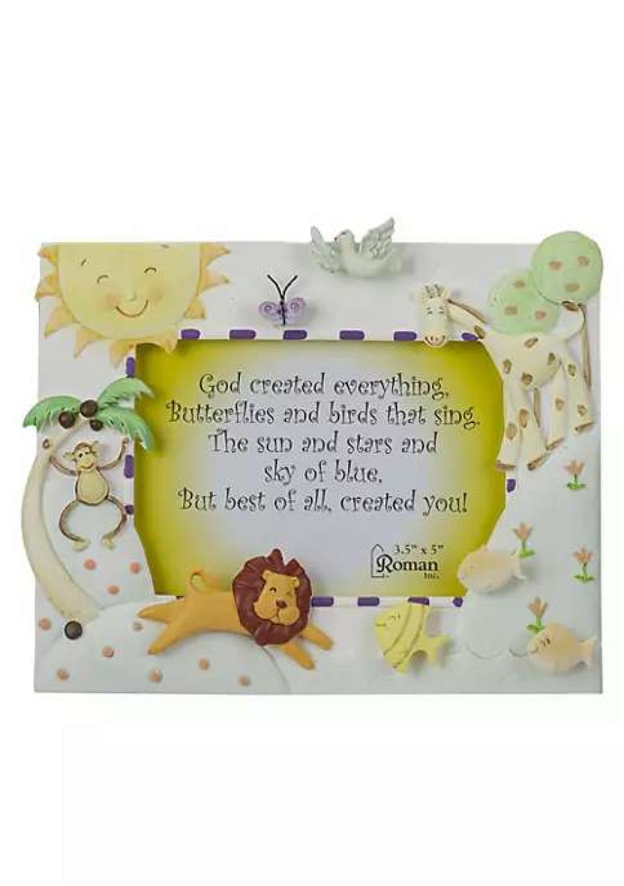 Home * | Coupon Roman 7 God Created Everything 3-D Animal Picture Frame Multi