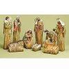 Home * | Best Pirce Roman 9-Piece Inspirational Religious Driftwood Nativity Scene Christmas Decoration Multi