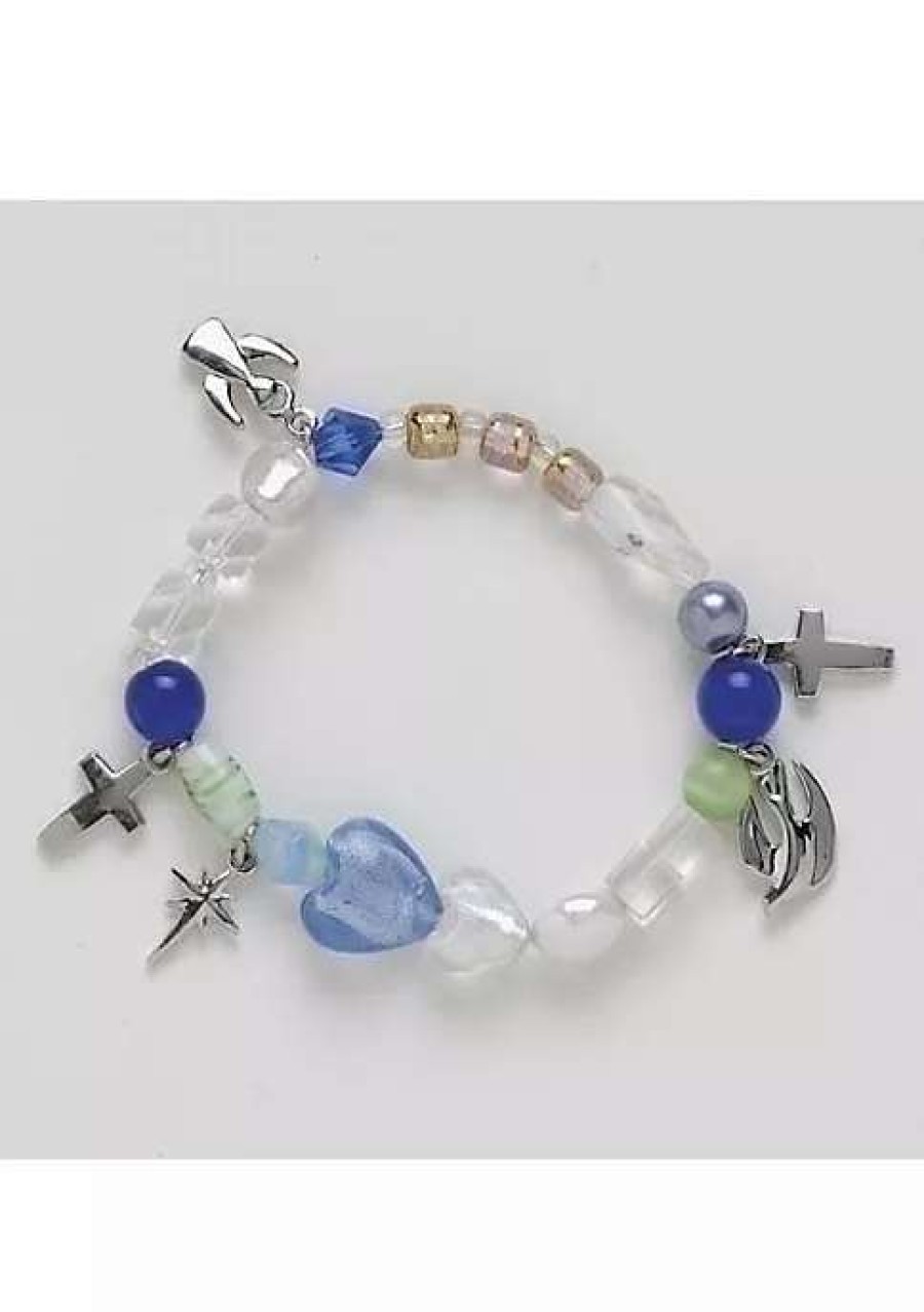 Jewelry * | Hot Sale Roman Silent Night Faith Story Religious Christmas Bracelet Size Large 7.5 Multi