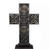 Home * | Deals Roman 13 And Brown Celtic Knot Cross Tabletop Black