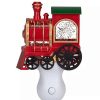 Home * | Coupon Roman 6.5 Green And Gold Glitter Bubble Lamp Christmas Train Night Light Red