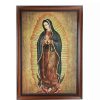 Home * | Promo Roman 28 Decorative Framed Our Lady Of Guadalupe Religious Cultural Picture Brown