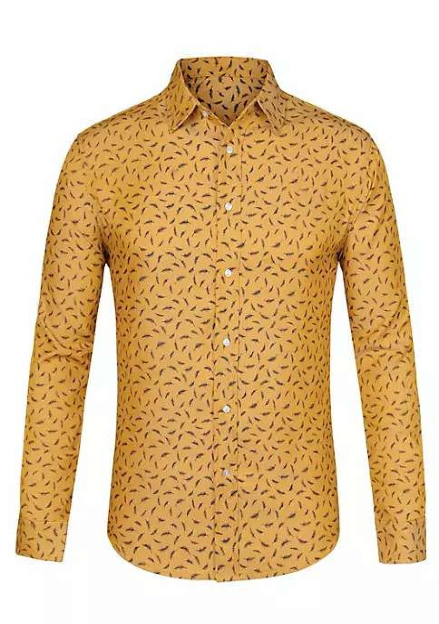 Men * | Cheapest Lars Amadeus Men'S Floral Dress Shirts Long Sleeve Casual Button Down Shirts