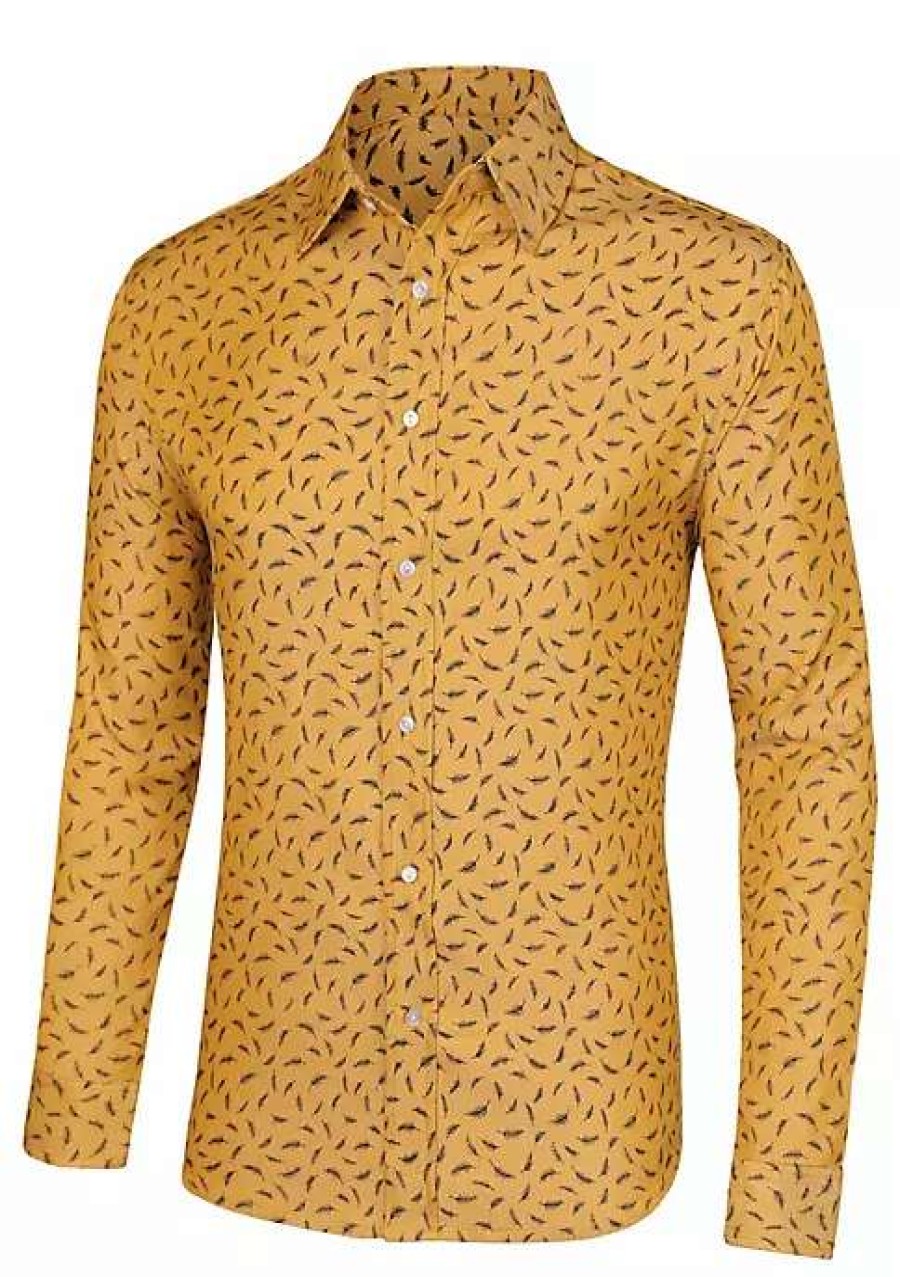 Men * | Cheapest Lars Amadeus Men'S Floral Dress Shirts Long Sleeve Casual Button Down Shirts