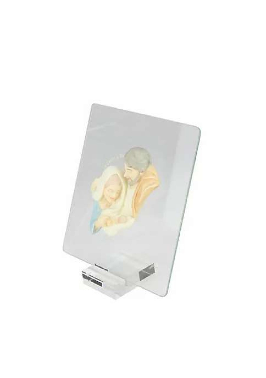 Home * | Wholesale Roman 6.5 And Beige Holy Family Christmas Nativity Plaque Gray