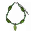 Jewelry * | Buy Roman Moments In Life "Health" Beaded Bracelet Green