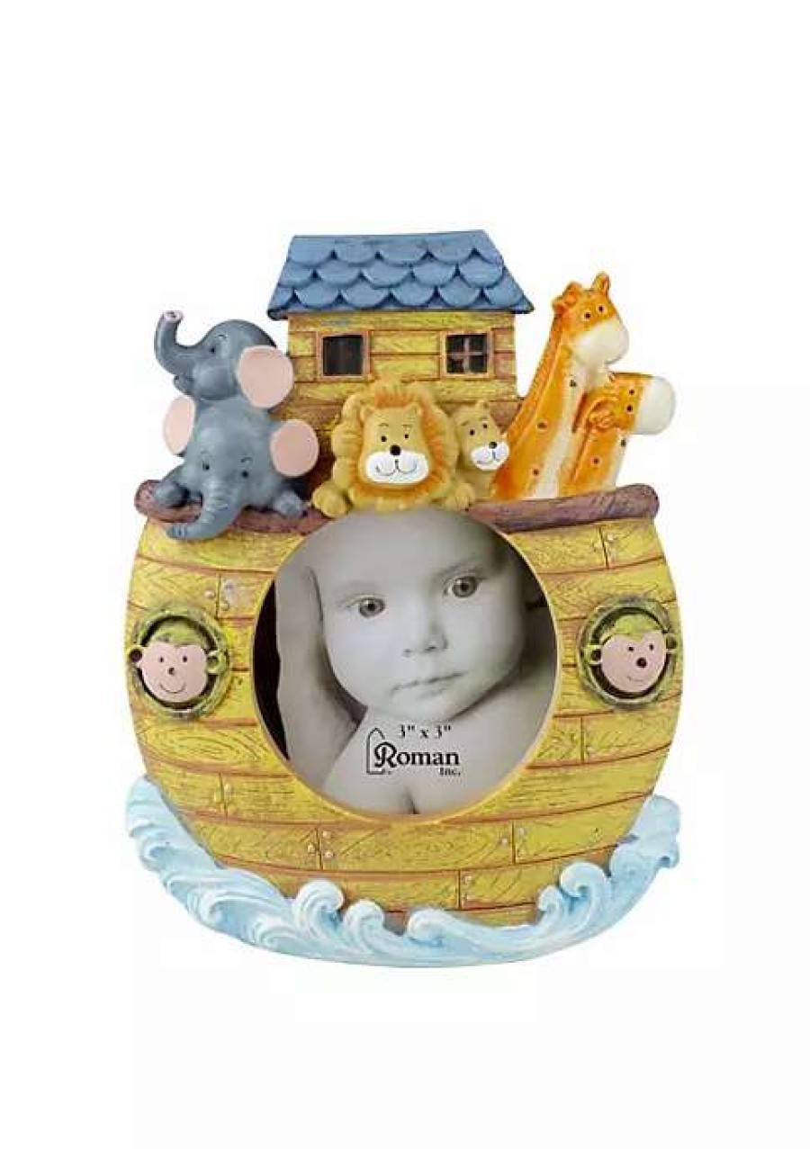 Home * | Best Pirce Roman 6.5 Noah'S Ark Religious Picture Frame Brown