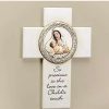 Home * | Brand New Roman 8 Joseph'S Studio Madonna And Child Religious Wall Cross Decoration Brown