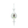 Home * | Promo Roman 12.5 Caroling Family Inside Of Glass Pendant Christmas Finial Ornament White