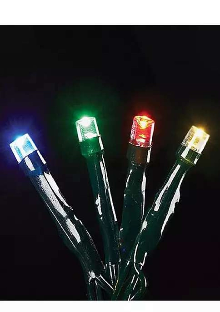 Home * | Brand New Roman 500 Multicolor Usb Led Wide Angle Christmas Lights 57 Ft Wire Green