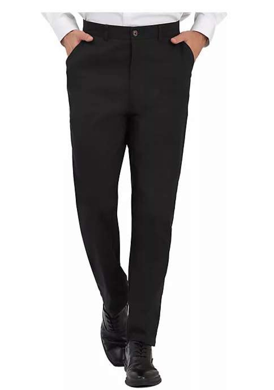 Men * | Coupon Lars Amadeus Men'S Dress Pants Classic Fit Flat Front Solid Color Prom Trousers