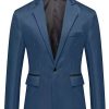 Men * | Hot Sale Lars Amadeus Men'S Business Blazer Slim Fit One Button Suit Jacket Sports Coat