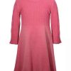 Kids * | Best Deal Bonnie Jean Girls 7-16 Solid Sweater Dress Pink