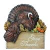 Home * | Promo Roman 10.5 Joseph Studio"S Thanksgiving Turkey In A Crate Tabletop Decoration Brown