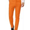 Men * | Cheap Lars Amadeus Men'S Slim Fit Dress Trousers Flat Front Solid Color Skinny Business Pants