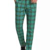 Men * | Buy Lars Amadeus Men'S Dress Plaid Pants Casual Regular Fit Flat Front Stretch Checked Trousers