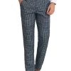 Men * | Deals Lars Amadeus Men'S Business Plaid Pants Regular Fit Flat Front Checked Pants