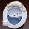 Home * | Best Pirce Roman Club Pack Of 12 Siamese Cat And Fish Oval Photo Frames 8 White