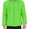 Men * | Brand New Lars Amadeus Men'S Hoodie Puffer Coat Winter Warm Full Zip Quilting Jacket Coat