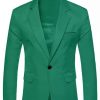 Men * | Buy Lars Amadeus Men'S Business Casual Sport Coats Slim Fit One Button Dress Blazer