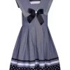 Kids * | Best Sale Bonnie Jean Girls 4-6X Sleeveless Nautical Dress Chambray