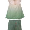 Kids * | Budget Bonnie Jean Girls 4-6X Dip Dye Short Set Green