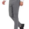 Men * | Hot Sale Lars Amadeus Men'S Office Pants Slim Fit Solid Color Dress Trousers