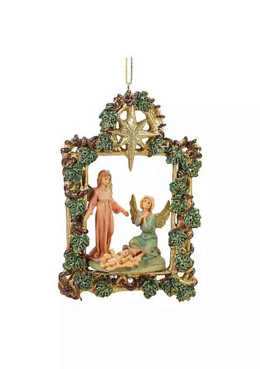 Home * | New Roman 5.5 Fontanini Watching Angels Christmas Nativity Ornament Brown