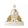 Home * | Best Deal Roman 8.5 And Gold Holy Family "Peace On Earth" Christmas Candle Holder White