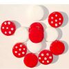 Home * | Cheap Roman Club Pack Of 72 White Confetti Glass Decorating Pebbles Red