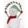 Home * | Budget Roman 17 And Green Animated And Musical Snowman Christmas Figurine White