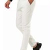 Men * | Budget Lars Amadeus Men'S Business Striped Pants Drawstring Waist Slim Fit Dress Trousers