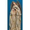 Home * | Discount Roman 12.5 And Brown Angel With Wings Holy Family Religious Nativity Tabletop Figurine Gold