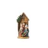 Ornaments * | Coupon Roman 8 And Blue Children'S Nativity Scene Christmas Tabletop Decoration Brown