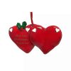 Home * | Cheapest Roman 24Ct And Green Our 1St Christmas Together Christmas Ornaments 4.25 Red