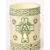 Home * | Top 10 Roman 5 Irish Night Celtic Cross Flameless Pillar Candle Lamp Ivory