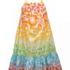 Kids * | New Bonnie Jean Girls 7-16 Tropical Floral Print Shift Dress Multicolored