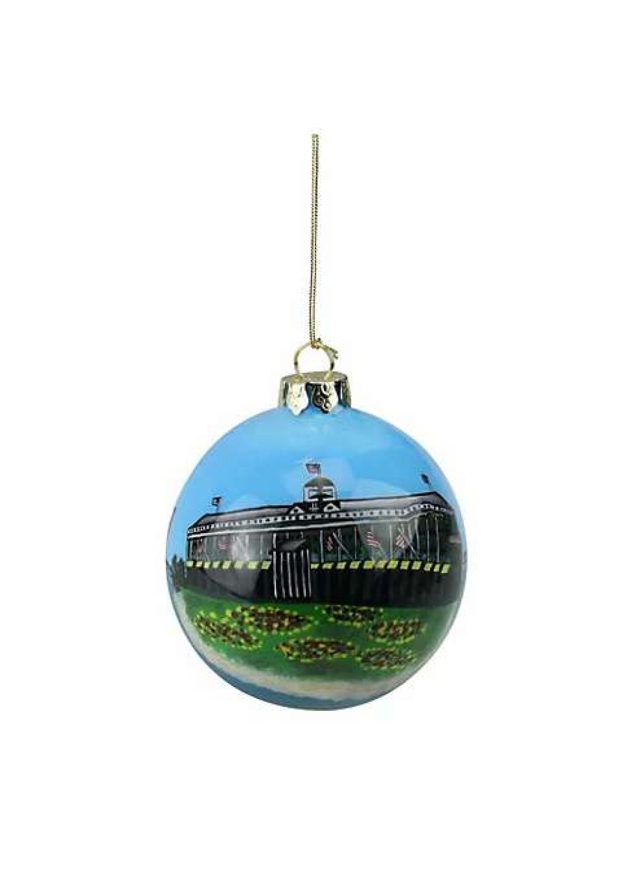 Home * | Brand New Roman San Francisco Golden Gate Bridge And Lighthouse Christmas Ball Ornament 3.25 (82Mm) Blue