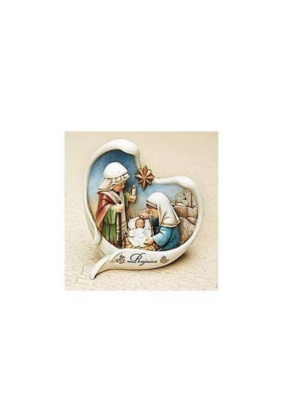 Home * | Hot Sale Roman 5.5 And Blue Nativity Scene Angel Wings Christmas Tabletop Decor White