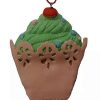 Home * | Discount Roman 4 And Green Sweet Memories Cupcake With Cherry On Top Christmas Ornament Brown